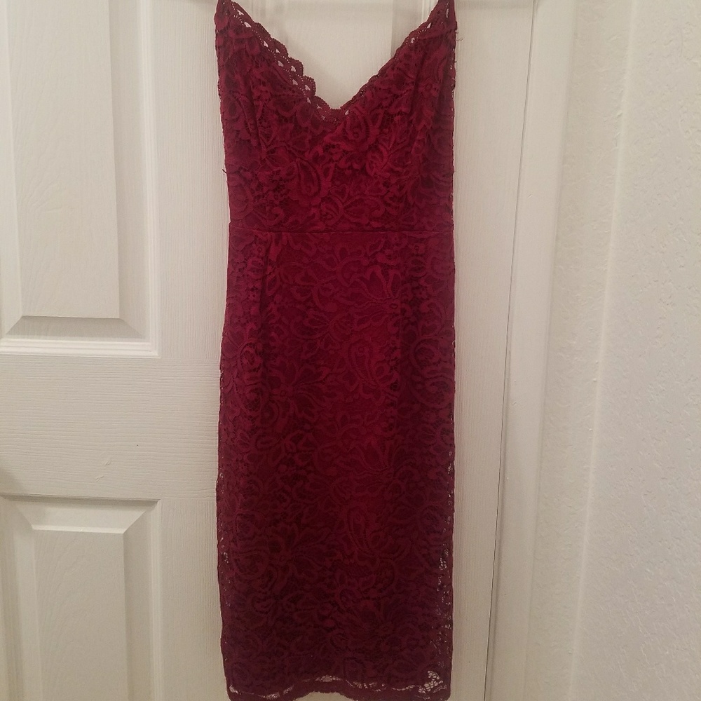 Red Lace Dress